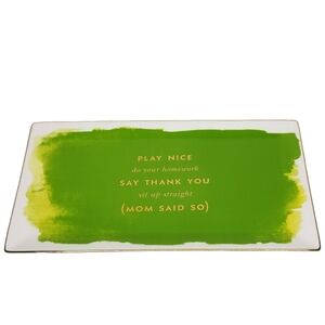 Kate Spade New York Posy Court Lenox Rectangular Tray Trinket Dish